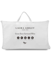 Laura Ashley White Luxury Goose Down Surround Pillow
